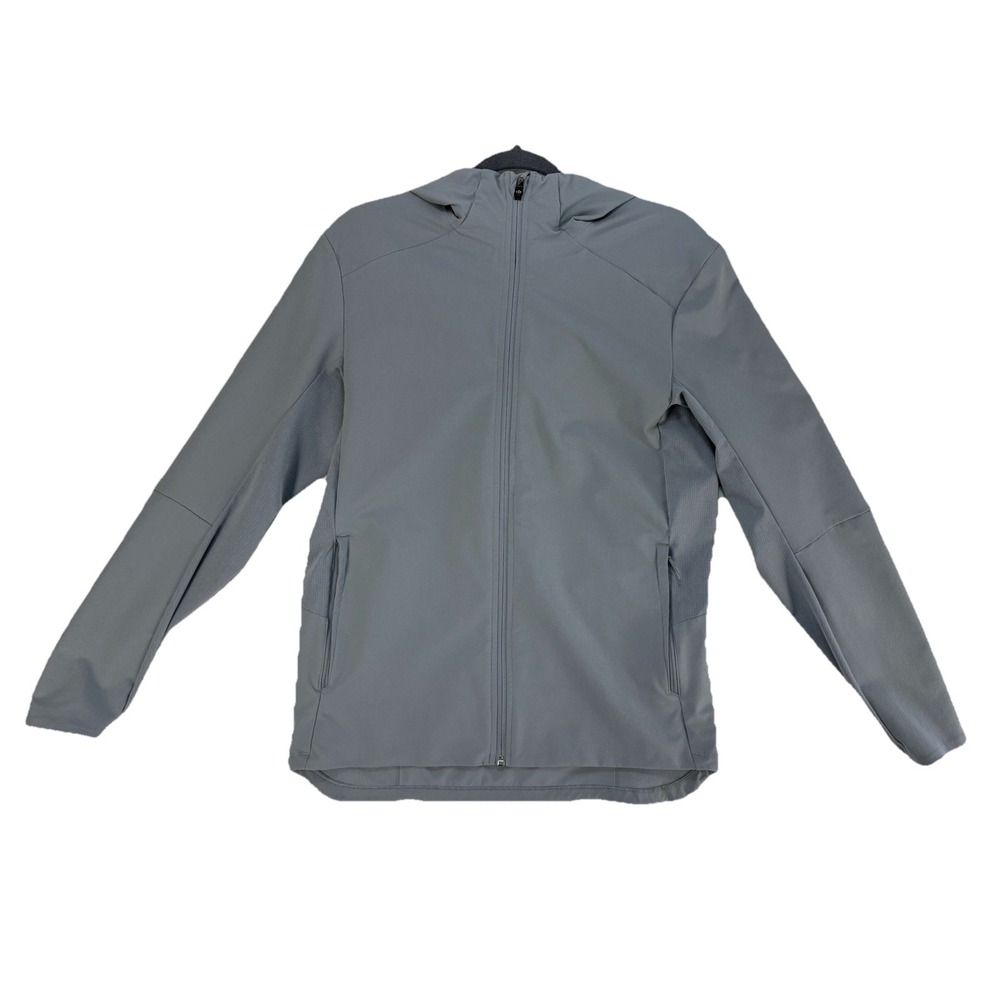 Lululemon Men's Warp Light Packable Hooded Stretch Jacket Size M Gray